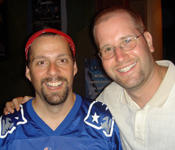 Jason Miller of Rusted Root with Rabbi Jason Miller