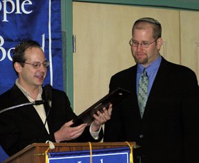 Stuart Rabner and Rabbi Jason Miller
