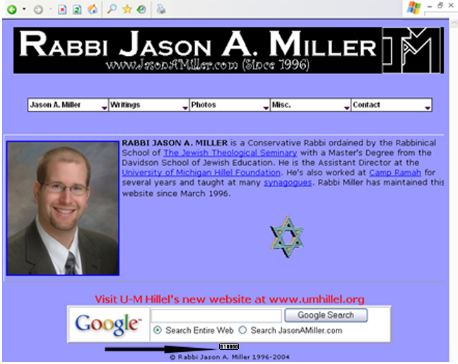 google 1996. my personal site in 1996,